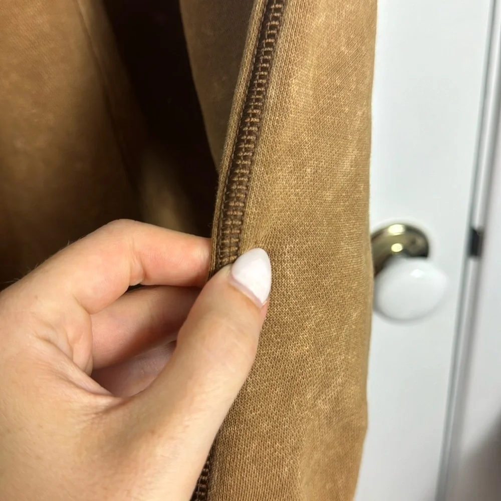 Worn once- NFL Brown Hoodie with Black Logo - Picture 11 of 13